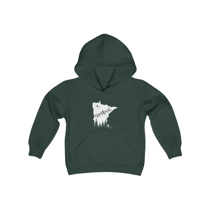 Kids Heavy Blend Hoodie - Minnesota - Up North!