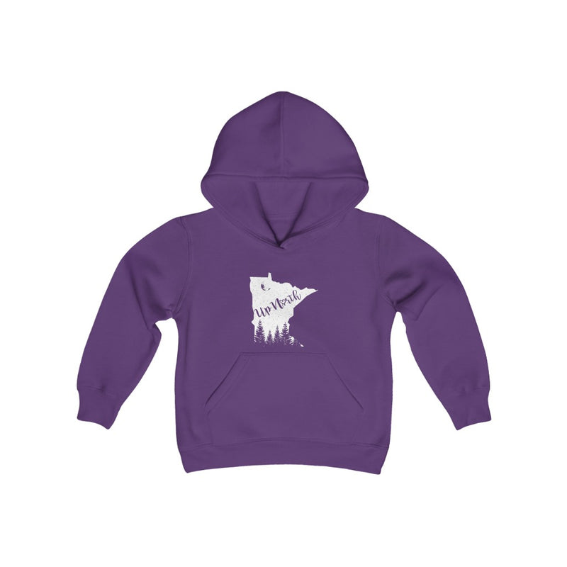 Kids Heavy Blend Hoodie - Minnesota - Up North!