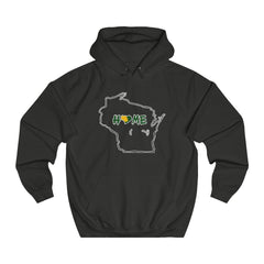 Men's or Women's College Hoodie - Wisconsin - Home Heart Men's or Women's College Hoodie - Wisconsin - Home Heart