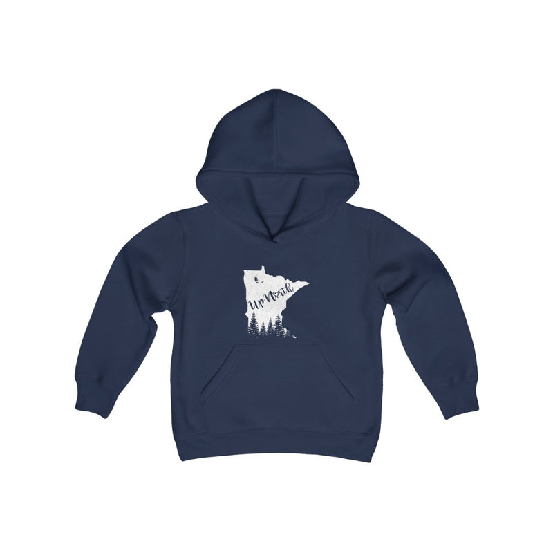 Kids Heavy Blend Hoodie - Minnesota - Up North!