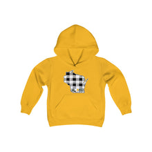 Youth Hoodie - Wisconsin - Tartan - Home Heart Pro