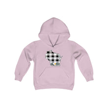 Youth Hoodie - Wisconsin - Tartan - Home Heart Pro