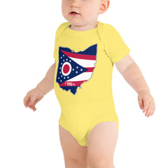 Baby's Onesie - Ohio - State Flag