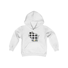 Youth Hoodie - Wisconsin - Tartan - Home Heart Pro