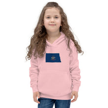 Girl's Hoodie - North Dakota - State Flag