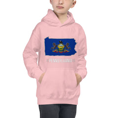 Boy's Hoodie - Pennsylvania - State Flag