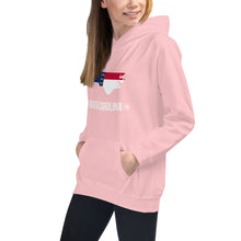 Girl's Hoodie - North Carolina - State Flag