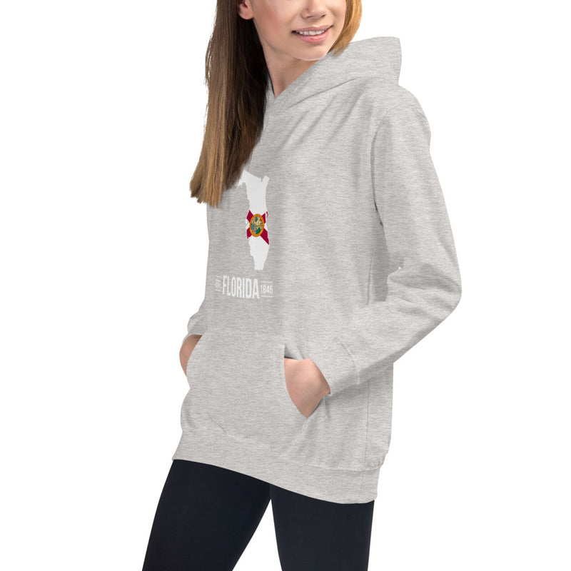Girl's Hoodie - Florida - State Flag