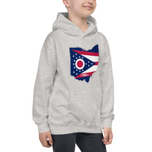 Boy's Hoodie - Ohio - State Flag