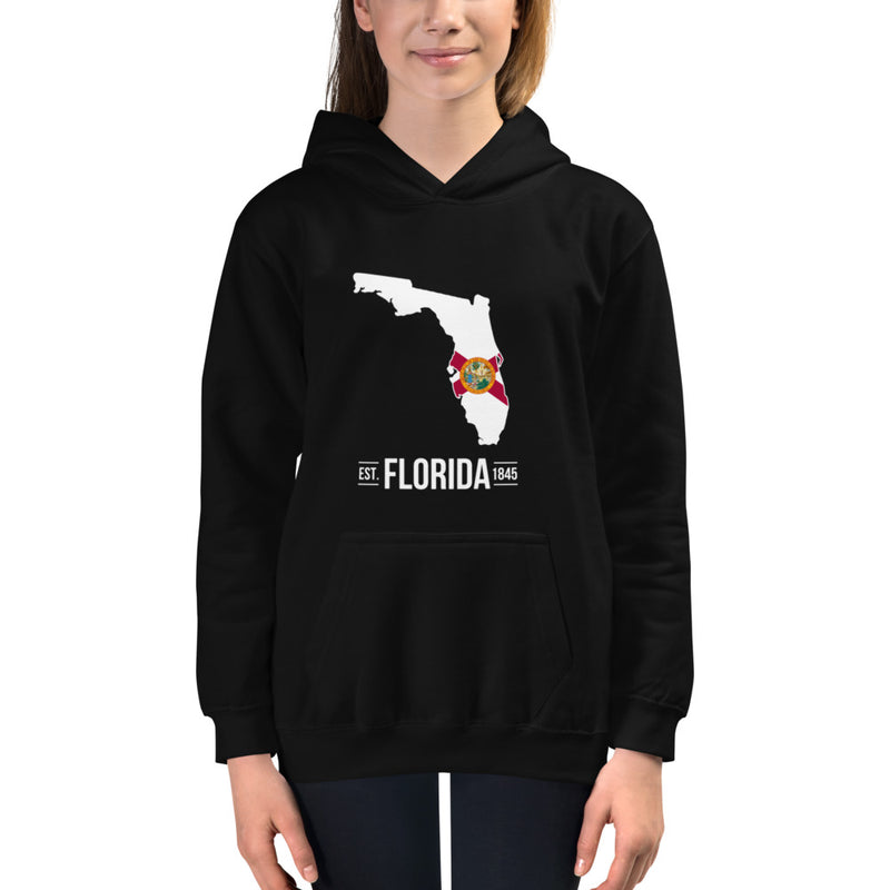 Girl's Hoodie - Florida - State Flag