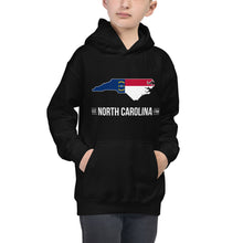 Boy's Hoodie - North Carolina - State Flag