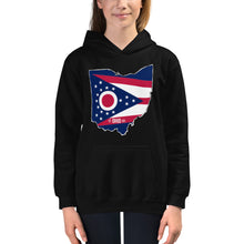 Girl's Hoodie - Ohio - State Flag