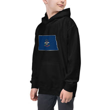 Boy's Hoodie - North Dakota - State Flag