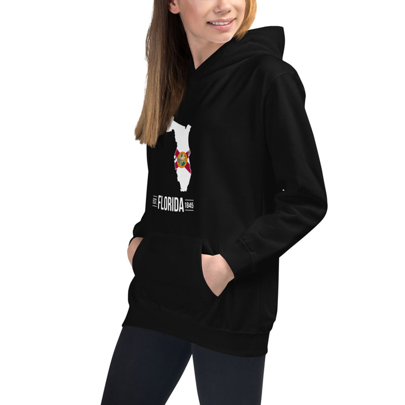 Girl's Hoodie - Florida - State Flag