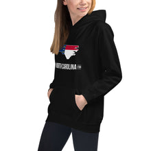 Girl's Hoodie - North Carolina - State Flag