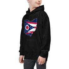 Boy's Hoodie - Ohio - State Flag