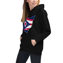 Girl's Hoodie - Ohio - State Flag