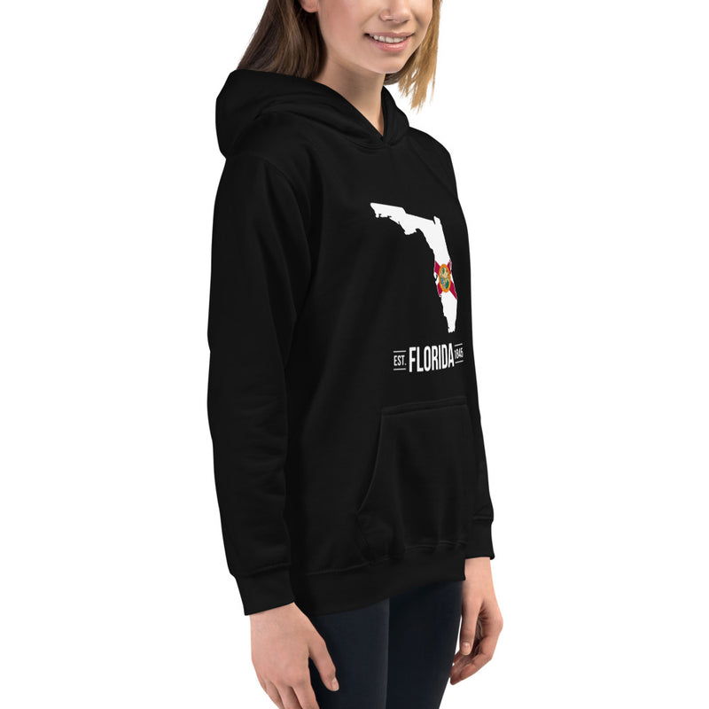 Girl's Hoodie - Florida - State Flag