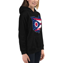 Girl's Hoodie - Ohio - State Flag