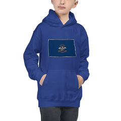 Boy's Hoodie - North Dakota - State Flag Boy's Hoodie - North Dakota - State Flag