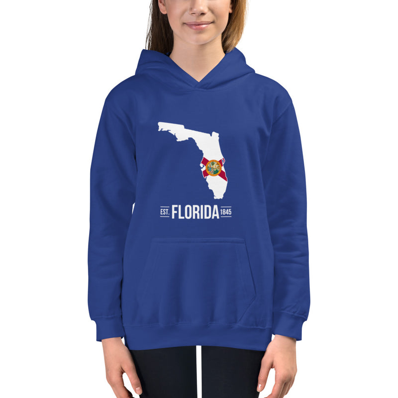 Girl's Hoodie - Florida - State Flag