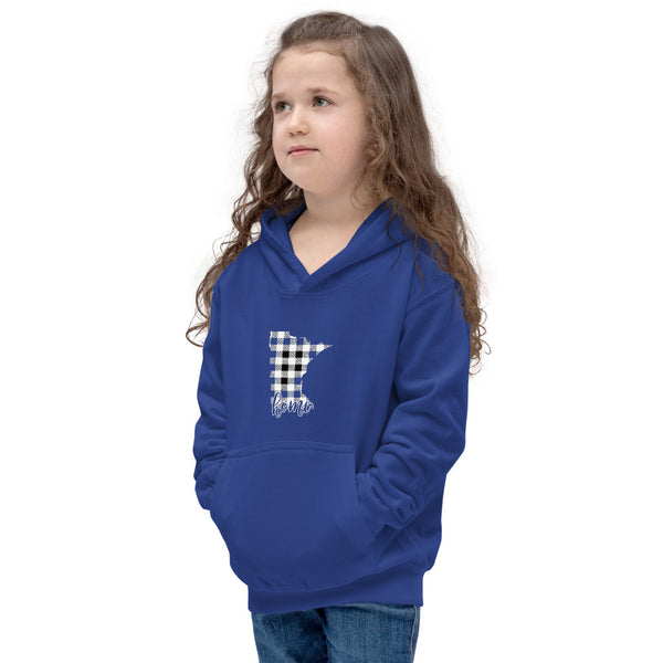 Kids Hoodie - Minnesota - Tartan Plaid
