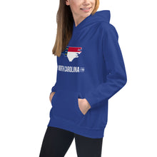Girl's Hoodie - North Carolina - State Flag