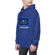Boy's Hoodie - Pennsylvania - State Flag
