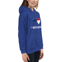 Girl's Hoodie - North Carolina - State Flag