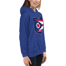 Girl's Hoodie - Ohio - State Flag