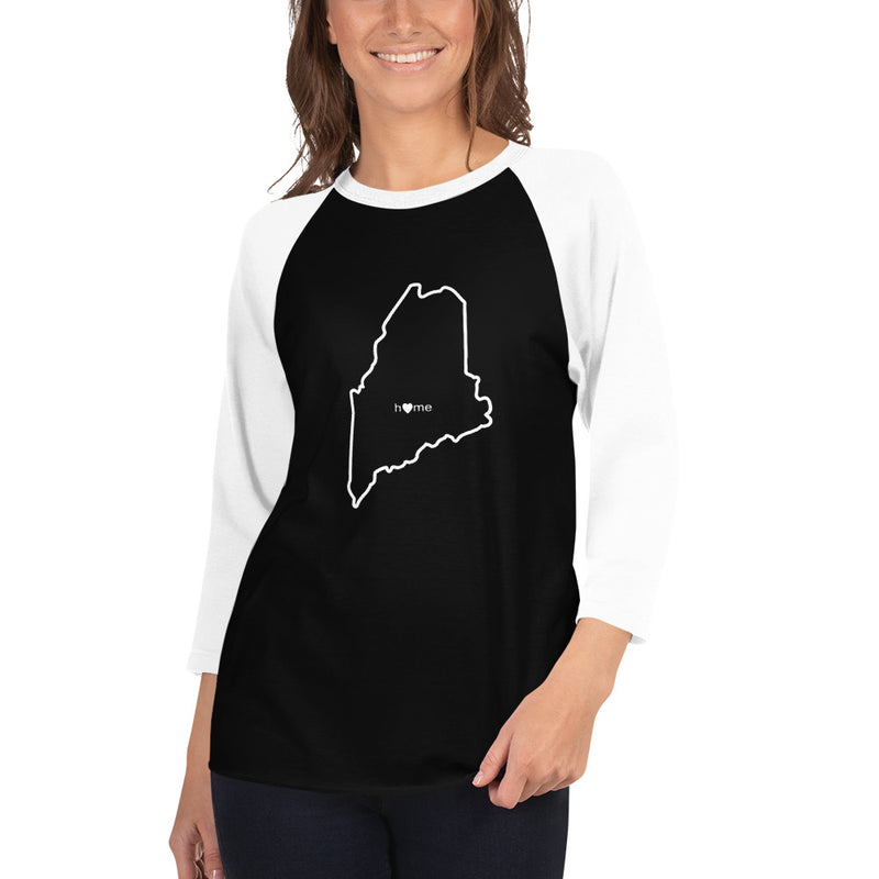 3/4 Sleeve Maine Raglan Shirt