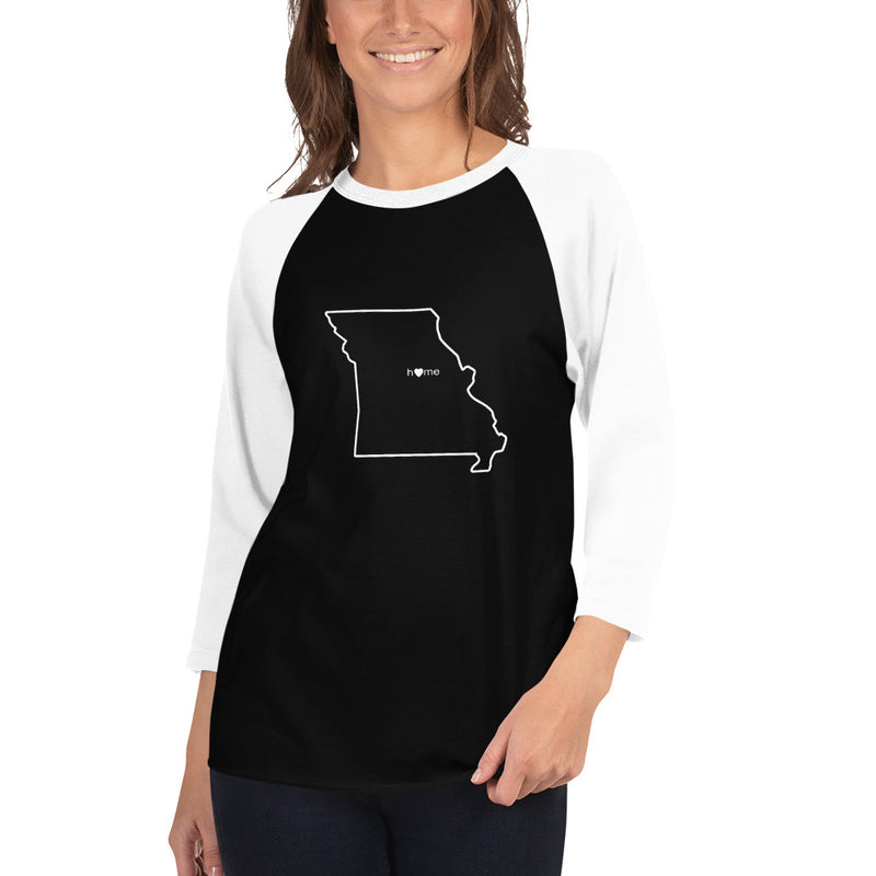 3/4 Sleeve Missouri Raglan Shirt