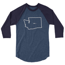 3/4 sleeve Washington raglan shirt