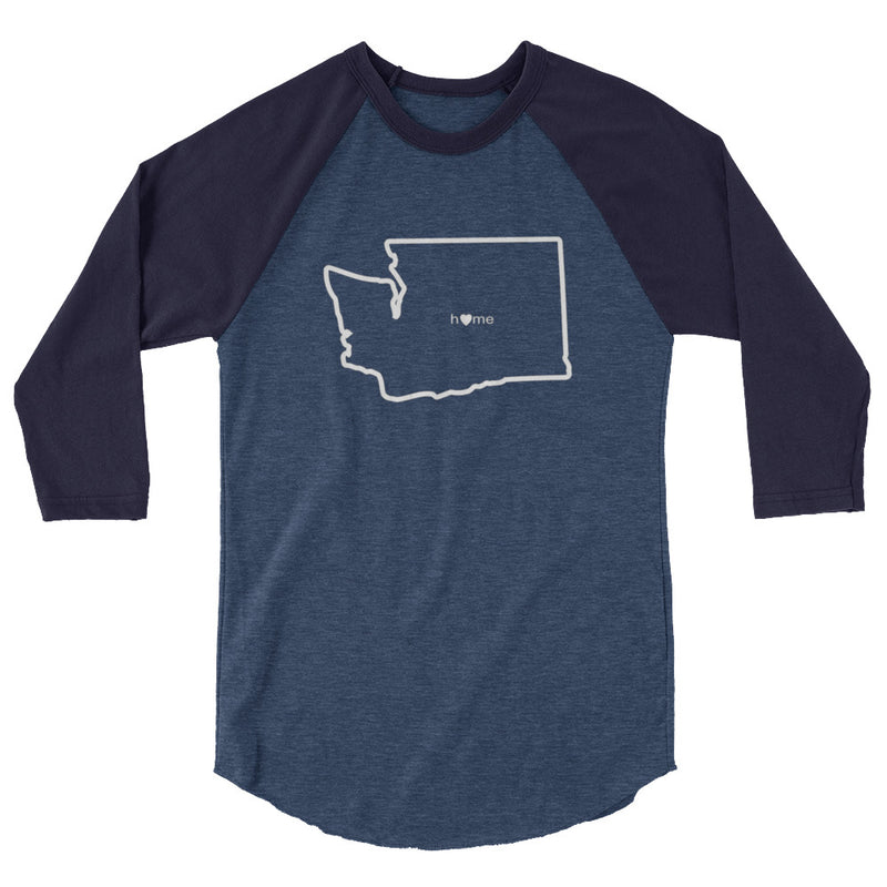 3/4 sleeve Washington raglan shirt