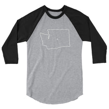 3/4 sleeve Washington raglan shirt