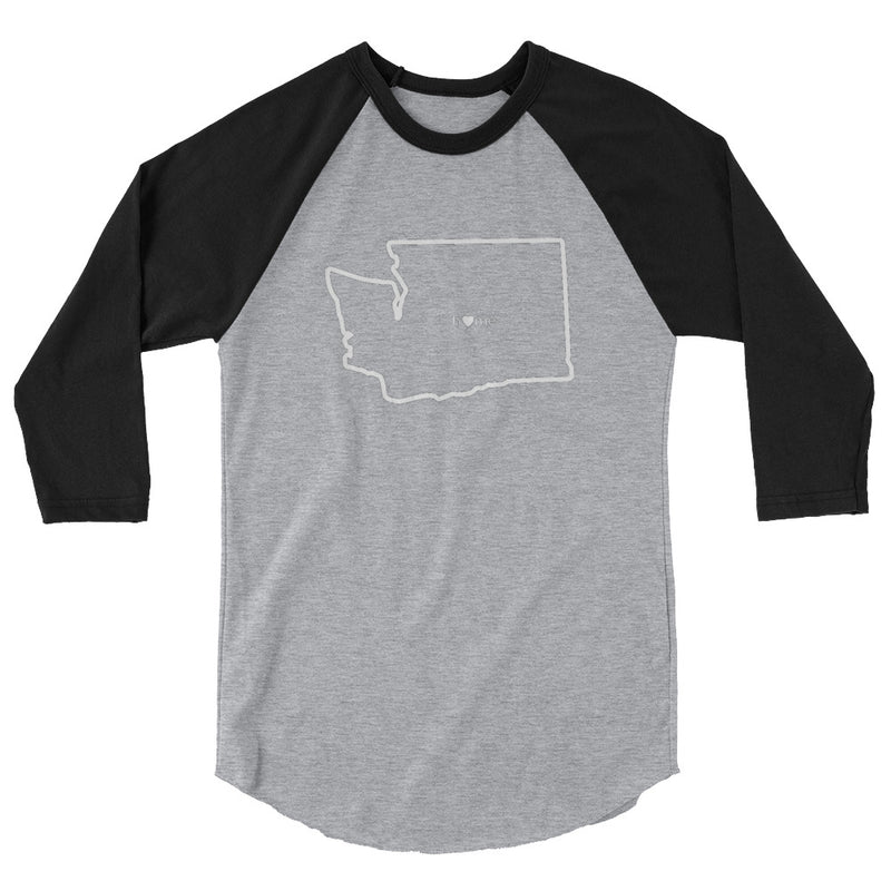 3/4 sleeve Washington raglan shirt