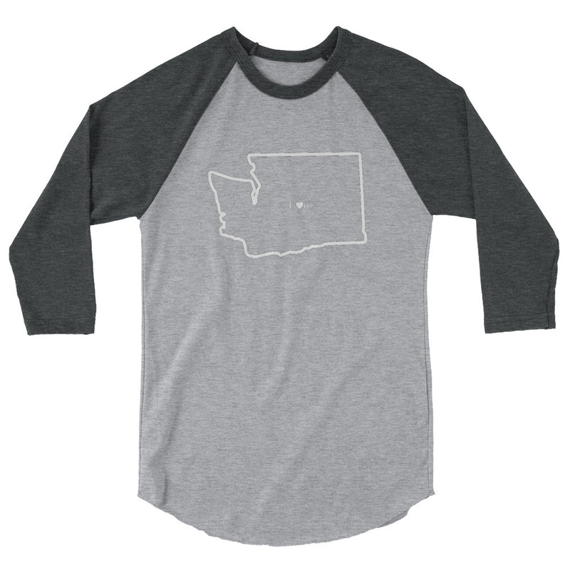 3/4 sleeve Washington raglan shirt