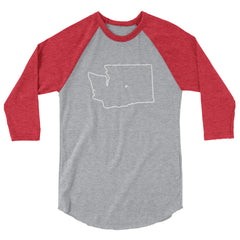 3/4 sleeve Washington raglan shirt