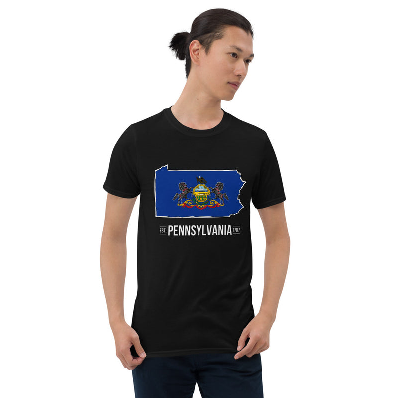 Men's T-Shirt - Pennsylvania - State Flag