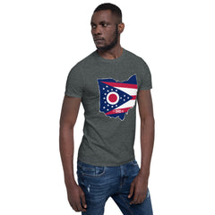 Men's T-Shirt - Ohio - State Flag Men's T-Shirt - Ohio - State Flag