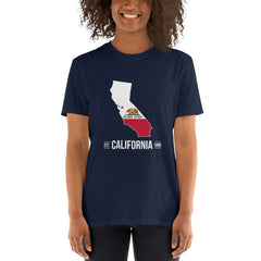 Women's Short-Sleeve T-Shirt - California State Flag