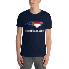 Men's T-Shirt - North Carolina - State Flag Men's T-Shirt - North Carolina - State Flag