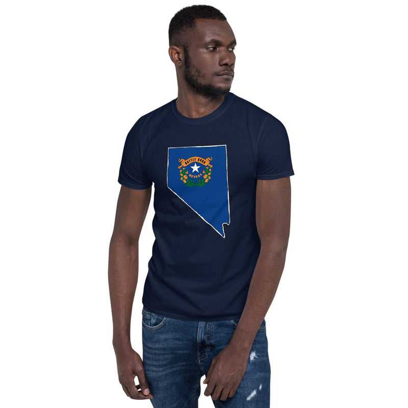 Men's T-Shirt - Nevada - State Flag