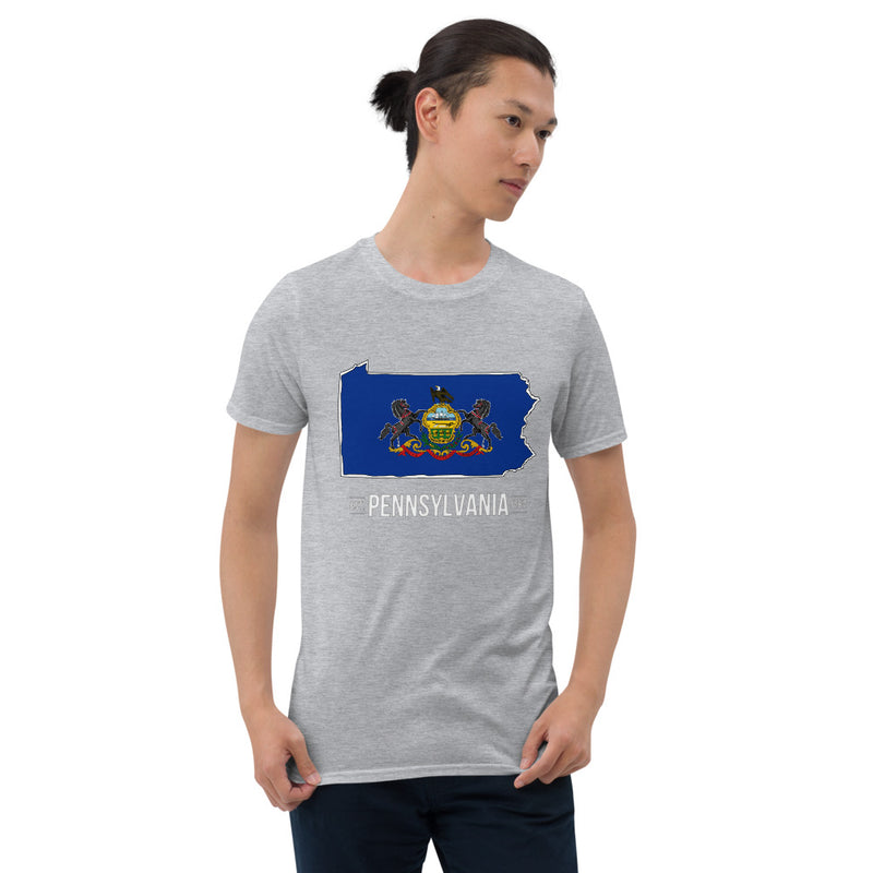 Men's T-Shirt - Pennsylvania - State Flag