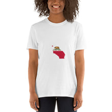 Women's Short-Sleeve T-Shirt - California State Flag