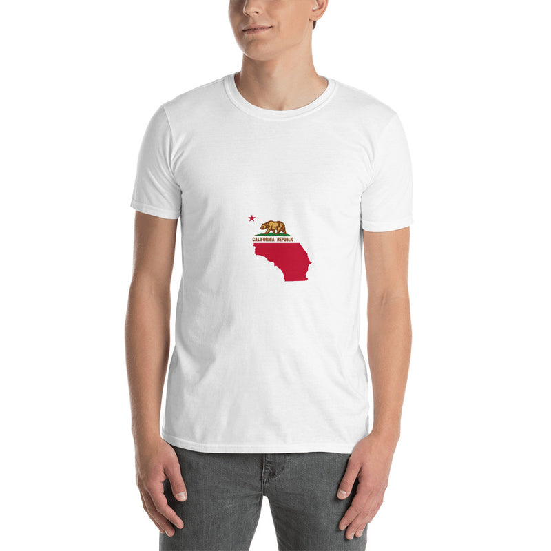 Men's Short-Sleeve T-Shirt - California State Flag
