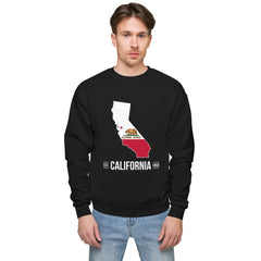 Unisex fleece sweatshirt - California State Flag Unisex fleece sweatshirt - California State Flag