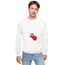 Unisex fleece sweatshirt - California State Flag
