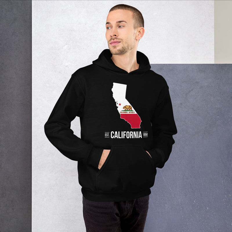 Men's Hoodie - California State Flag