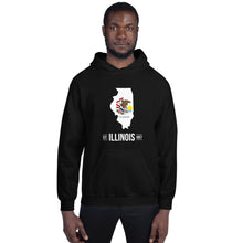 Men's Hoodie - Illinois - State Flag
